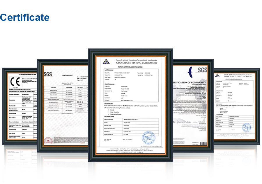 Certificate of Countertop Vanity Top