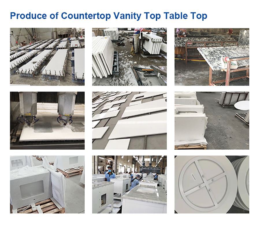 produce of countertop vanity top table top