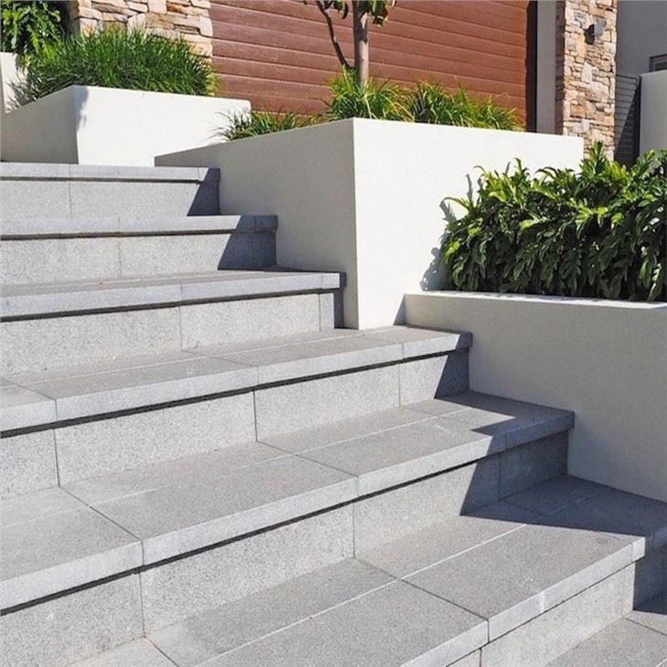 Sesame Grey Granite Floor and Stair