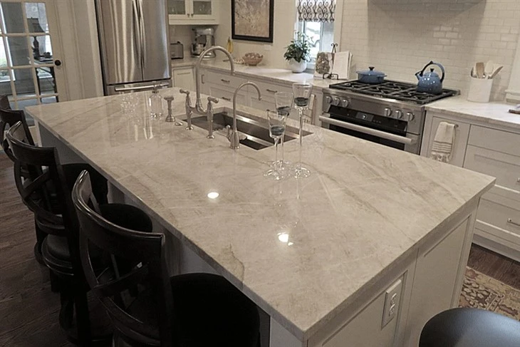 Taj Mahal Quartzite Kitchen